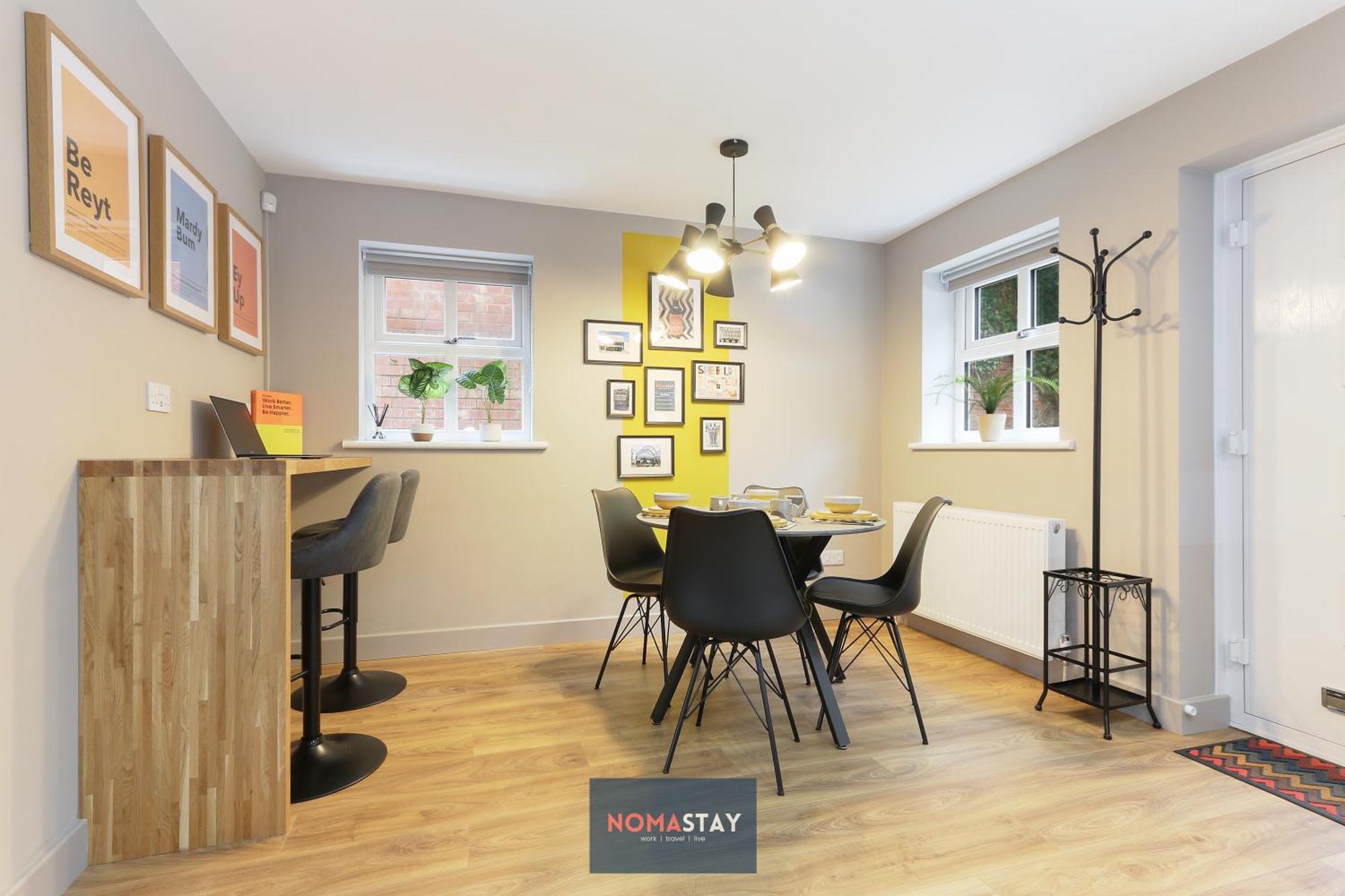 Nomastay, Corporate, Families, Relocation, 3 Bed, 2 Bath, Parking, Next To The Hospital, University, City Center Шеффілд Екстер'єр фото